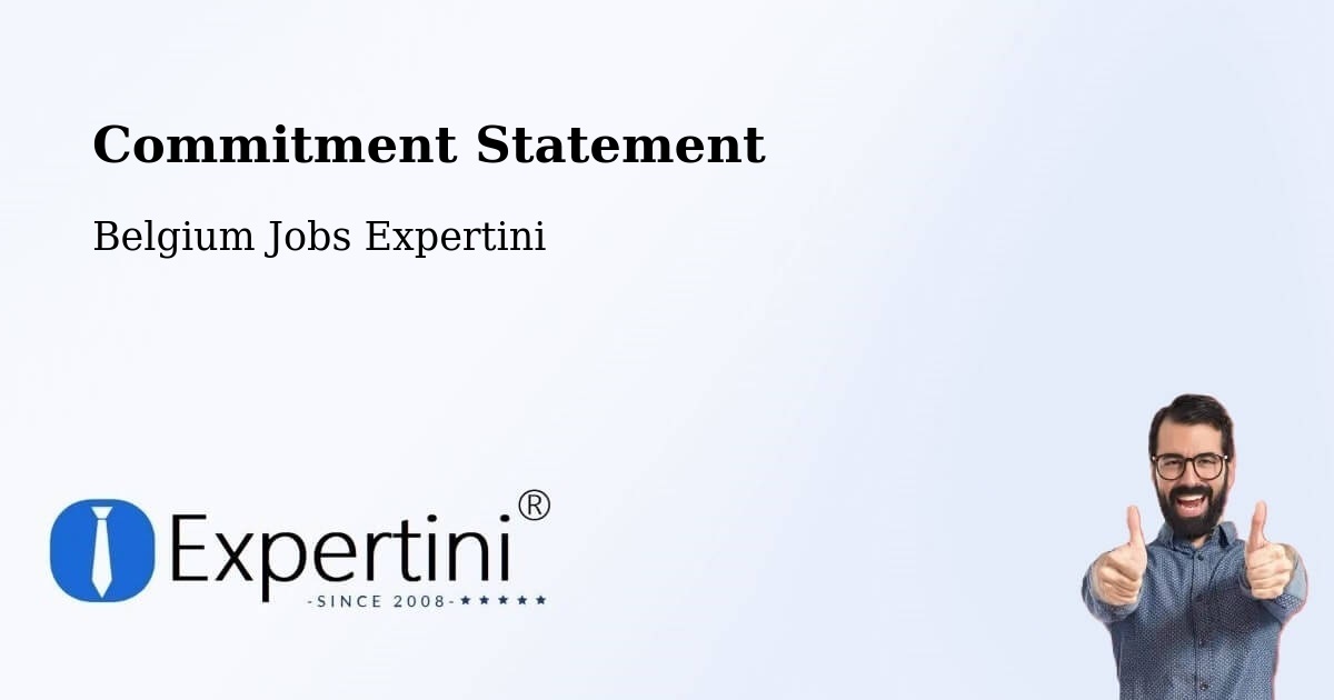 Commitment Statement - Belgium Jobs Expertini